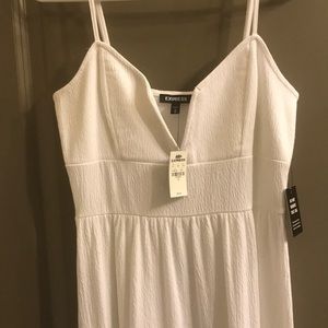 EXPRESS long white maxi dress. SZ M